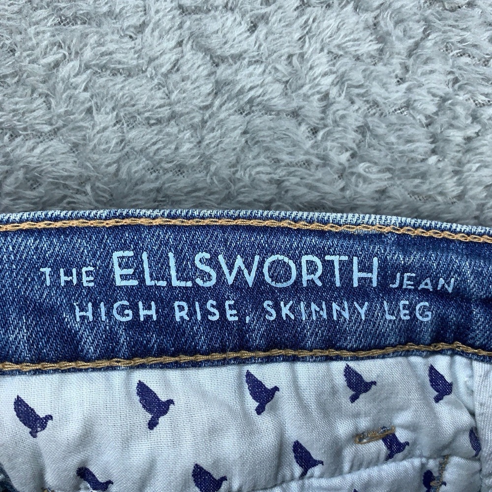 MiH Jeans The Ellsworth Jeans Womens 25 Blue High Rise Skinny Leg WJ1450SBL - Picture 7 of 14